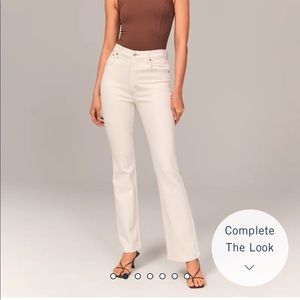 NWT Abercrombie Ultra High Waist Vintage Flare Jean